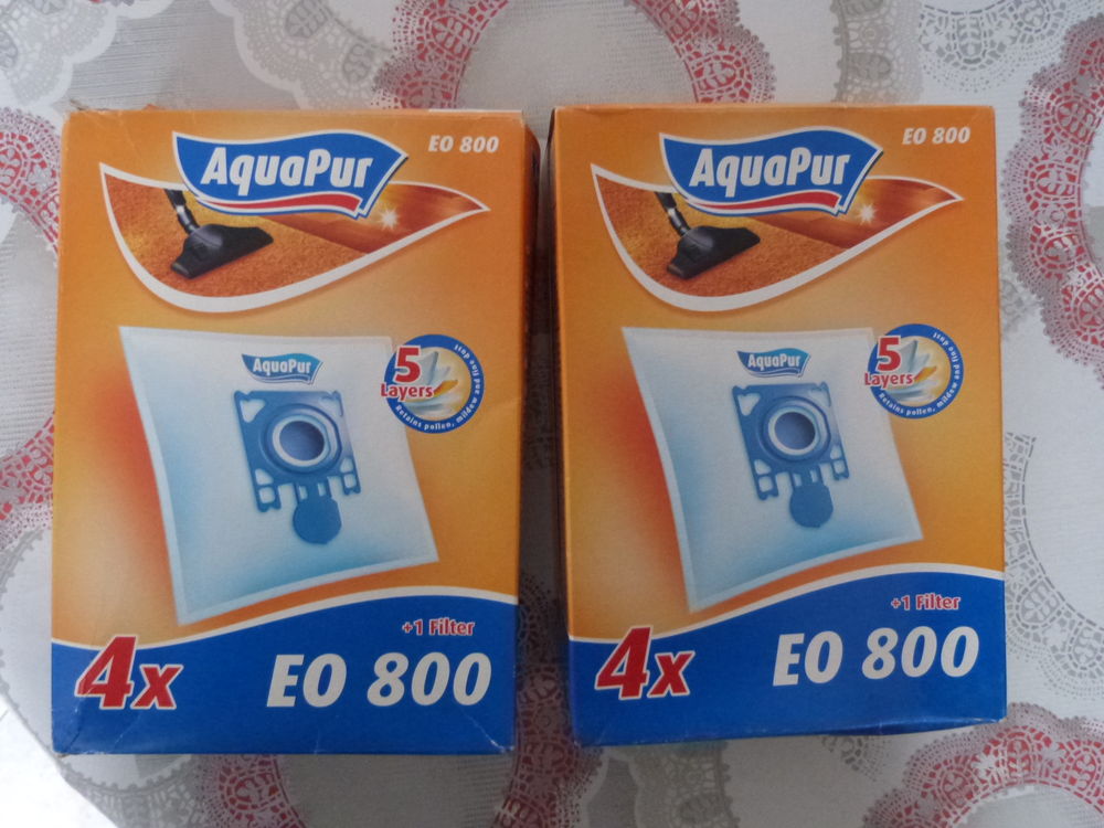 sacs aspirateur AQUAPUR E0 800 pour aspirateur tra&icirc;neau Electroménager