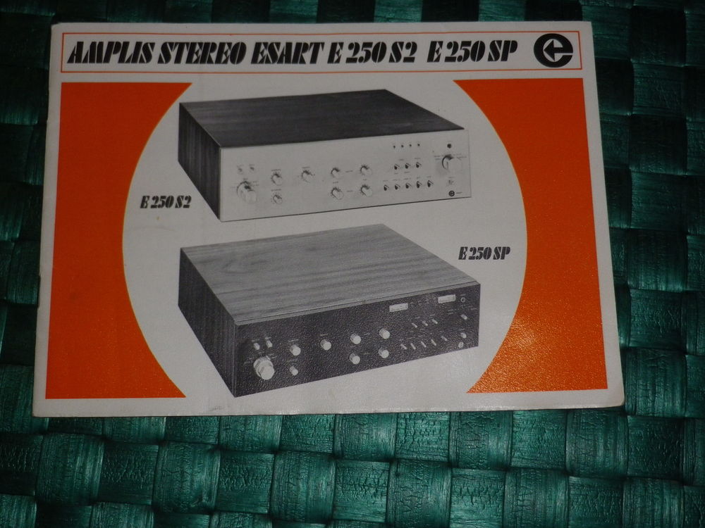 NOTICE AMPLI ESRAT E250S2 E250SP Audio et hifi