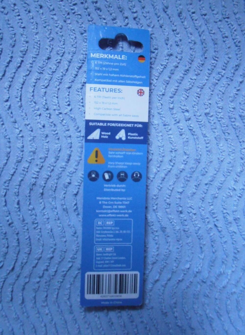 Lames de scie sabre en acier &agrave; haute teneur en carbone x5 pi Bricolage