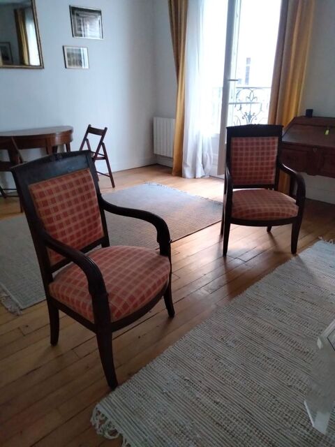 Paire de fauteuils style Empire en acajou - Très belle quali Clichy (92)