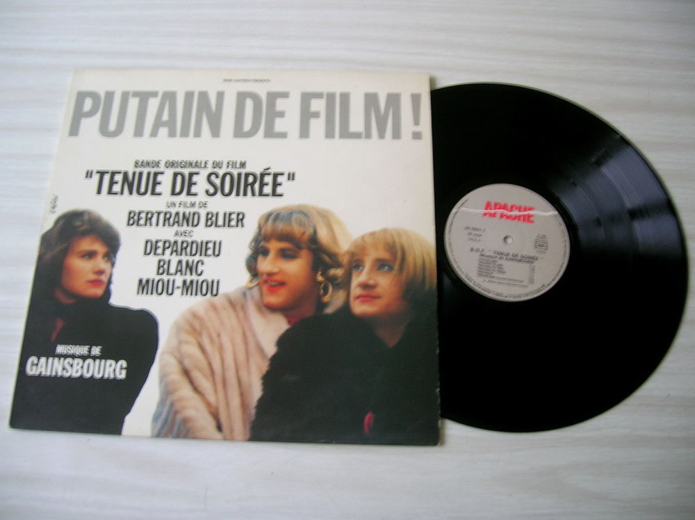 33 TOURS PUTAIN DE FILM TENUE DE SOIREE GAINSBOURG CD et vinyles