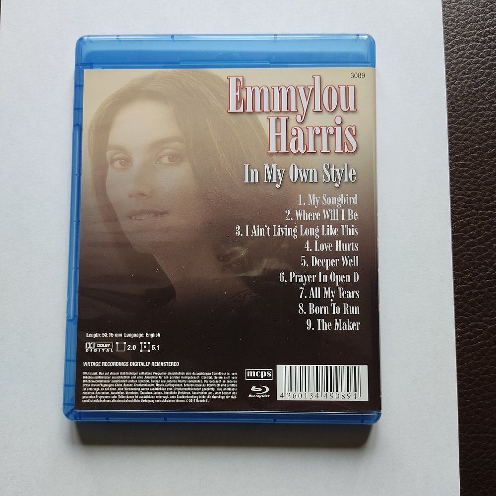 DVD Emmylou Harris blu-ray DVD et blu-ray