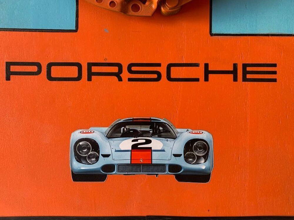 HORLOGE MURAL - PORSCHE GULF 