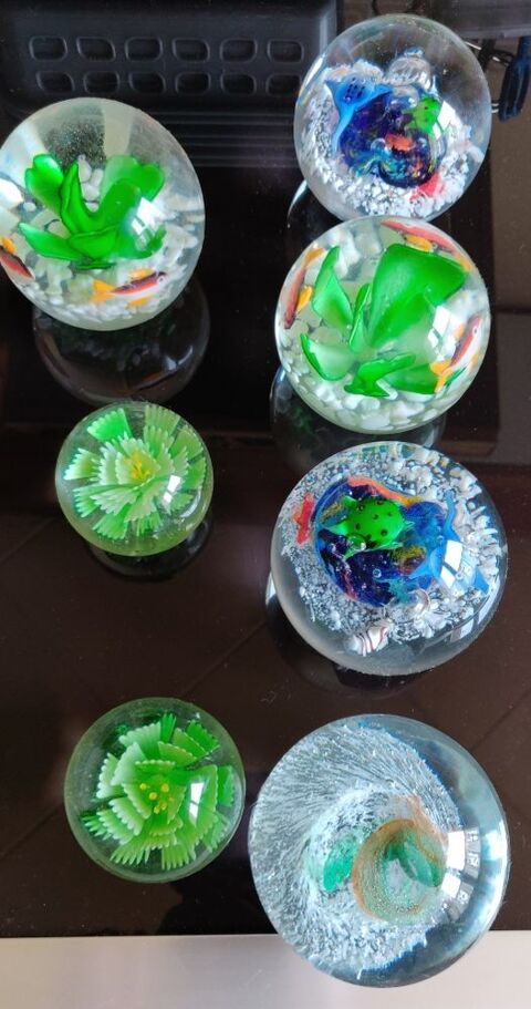 Boule Sulfure type MURANO. Presse papier. 12 Grenoble (38)