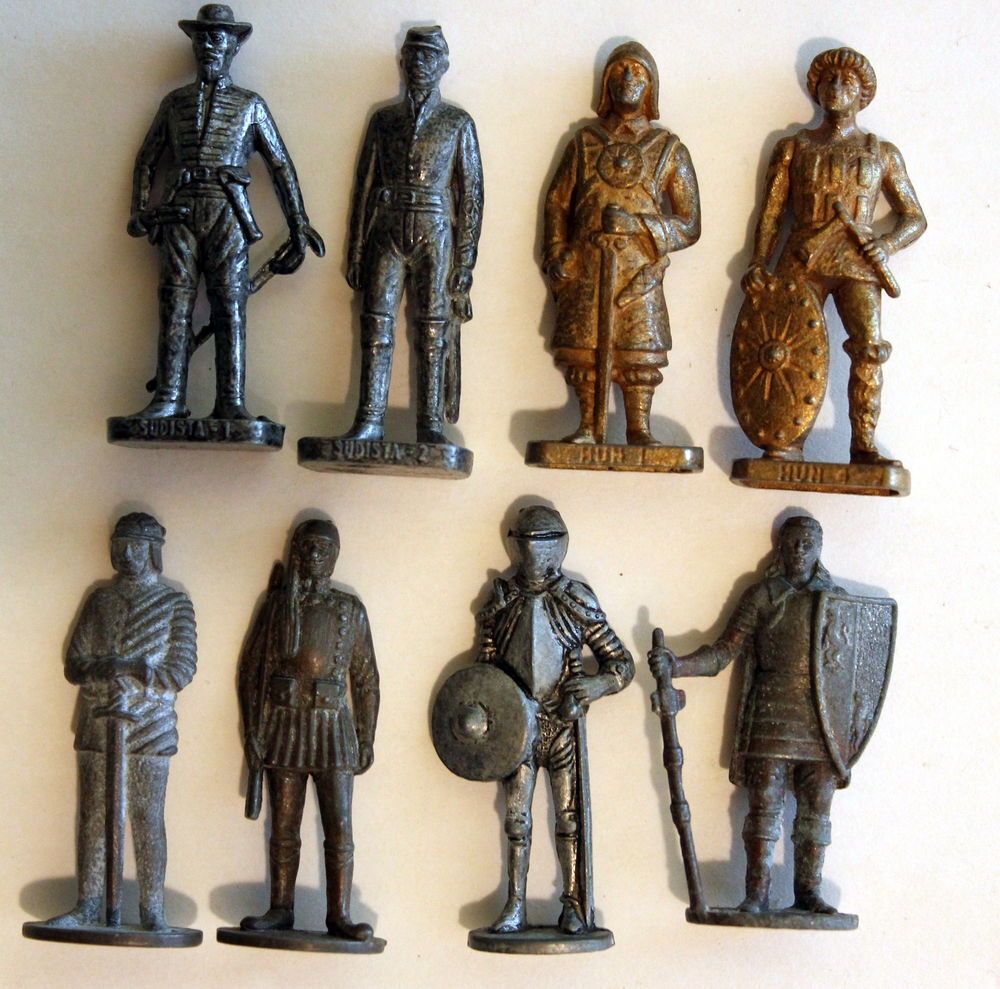Figurines m&eacute;tal Arm&eacute;es Diverses KINDER Vintage 5 euros pi&egrave;ce Jeux / jouets