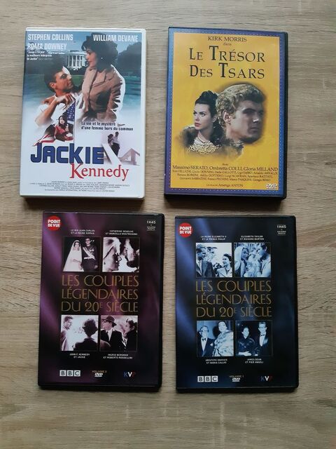 DVD   Jackie Kennedy, Couples légendaires, etc...   3 Le Vernois (39)