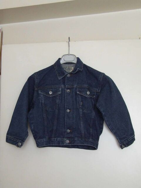 Veste en jeans, Bleu denim brut, 8 ans (126 cm) TBE 6 Bagnolet (93)