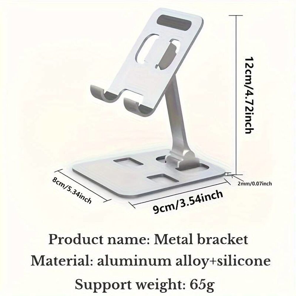 Support multi-appareils en alliage d'aluminium - Support de Photos/Video/TV