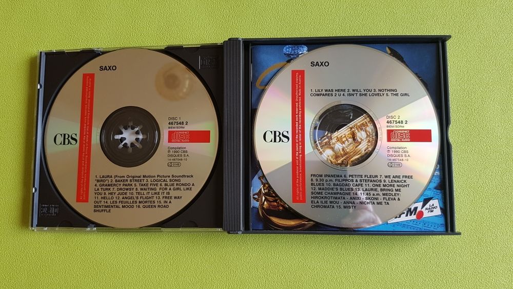 SAXO CD et vinyles