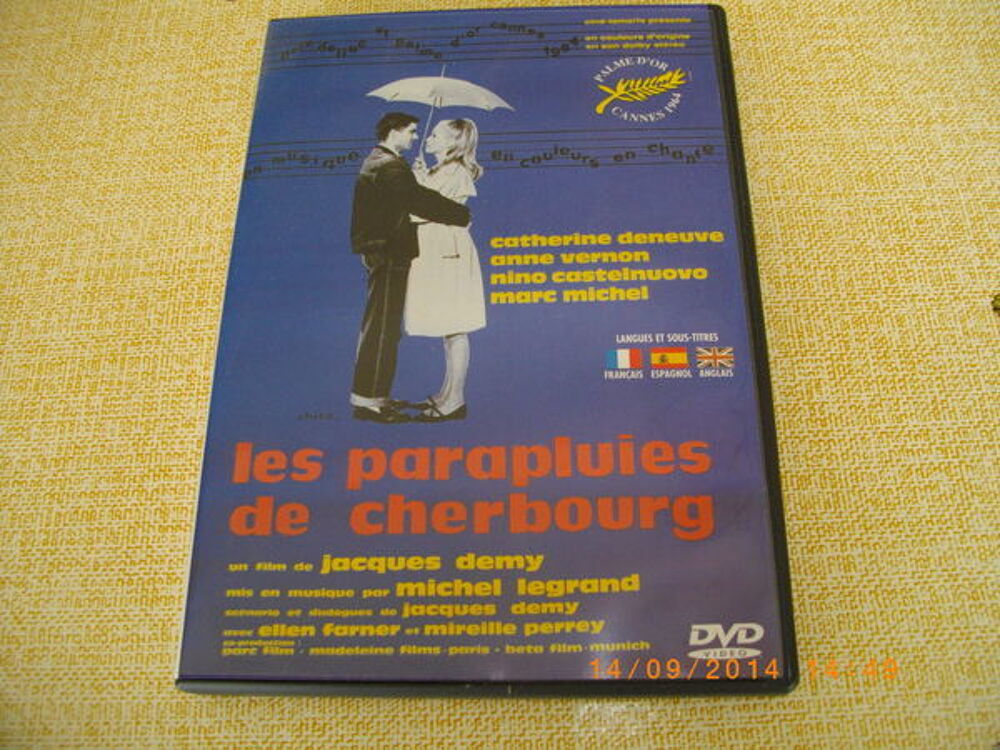 Dvd : "LES PARAPLUIES DE CHERBOURG" DVD et blu-ray