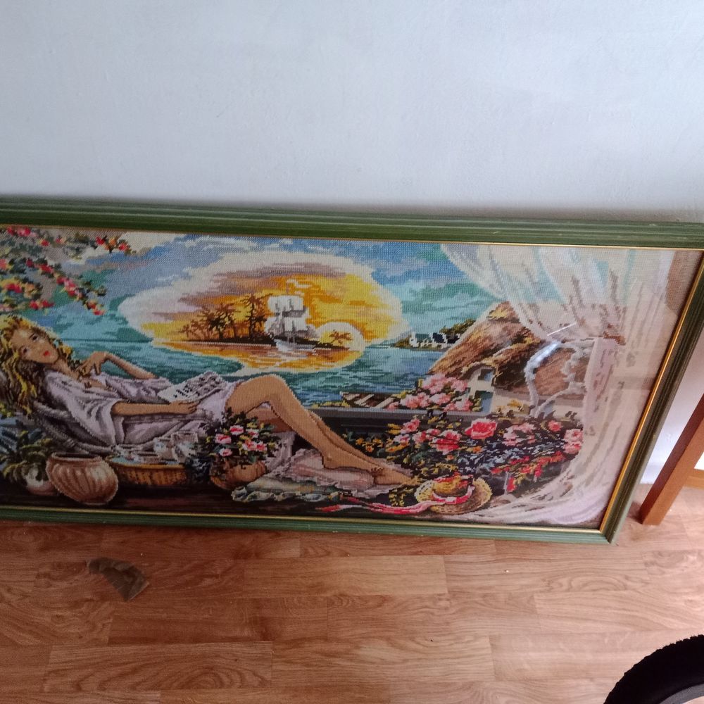 Tableau canevas avec vitre Décoration