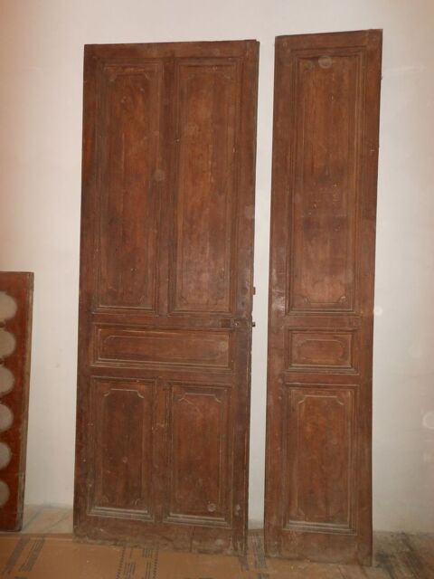 Porte Pali�re XVIII 2 vantaux i, avec imposte 124*310 150 Perpignan (66)