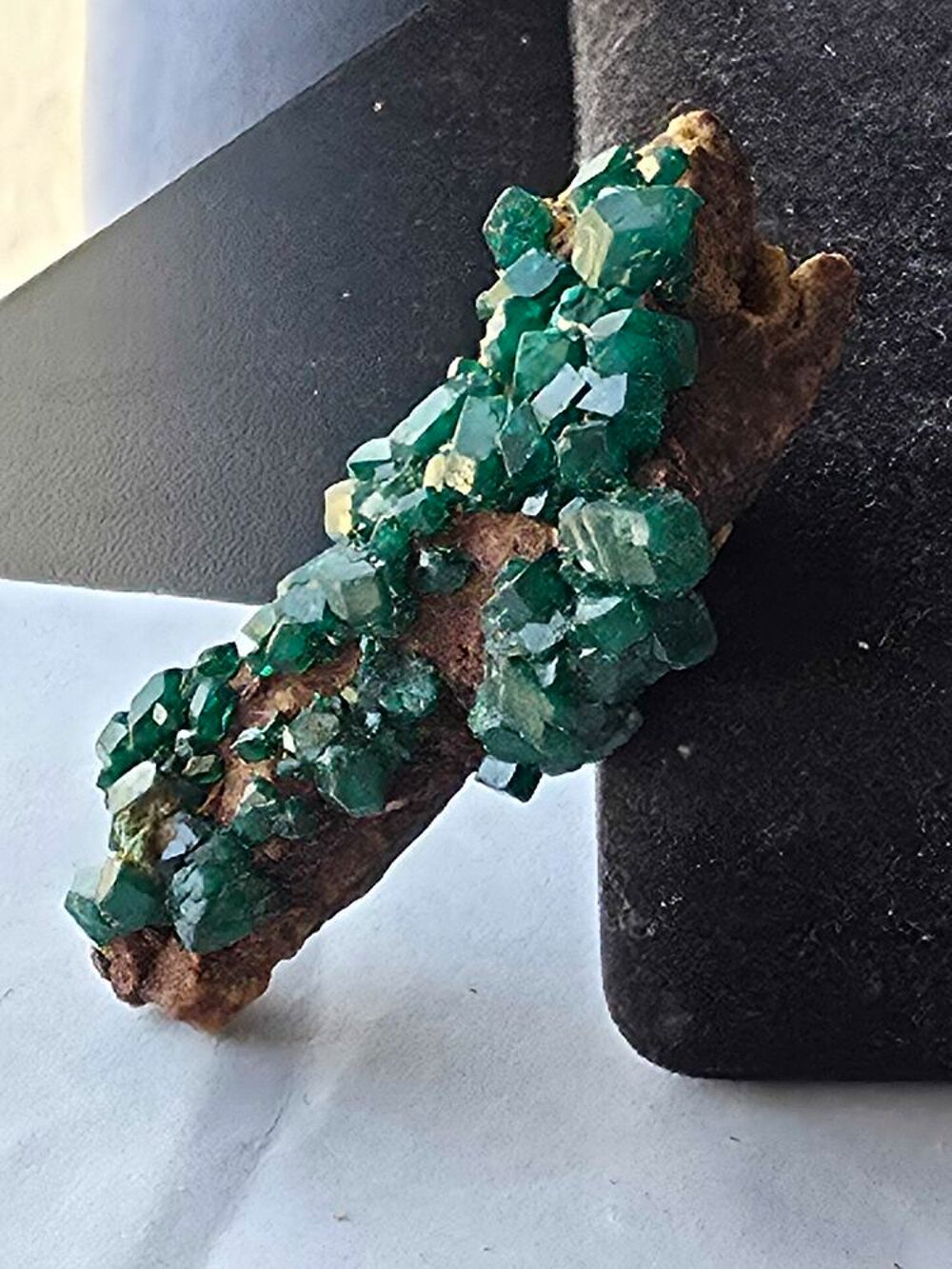 Dioptase sur Matrice du Katanga RDC-Collection 26g 