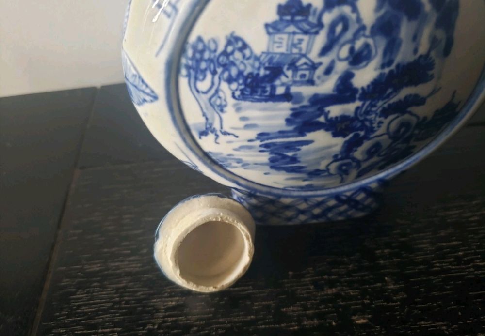 Gourde de lune Baoyueping ann&eacute;e 60-70 Décoration