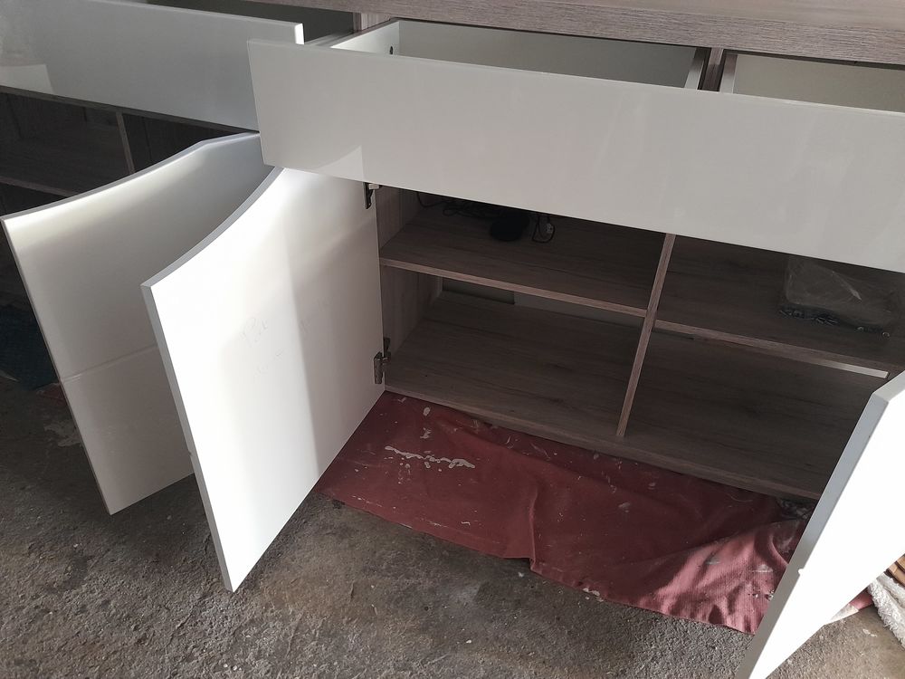 Buffet bois et blanc Meubles