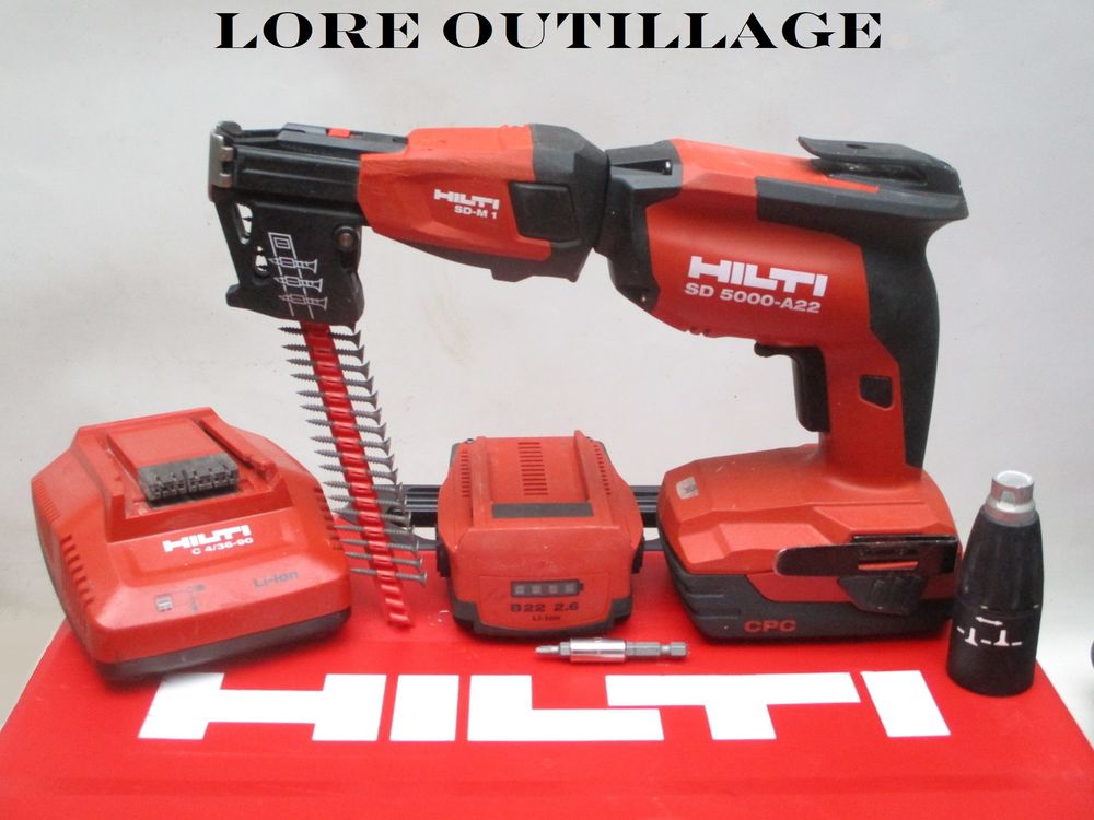 HILTI SD 5000-A22
Visseuse placo Bricolage