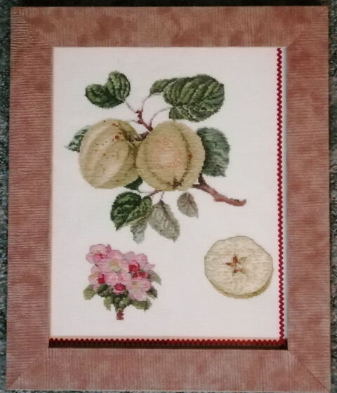 Artisanat : Tableau point compt� fruit/fleur - NEUF 38 Antony (92)