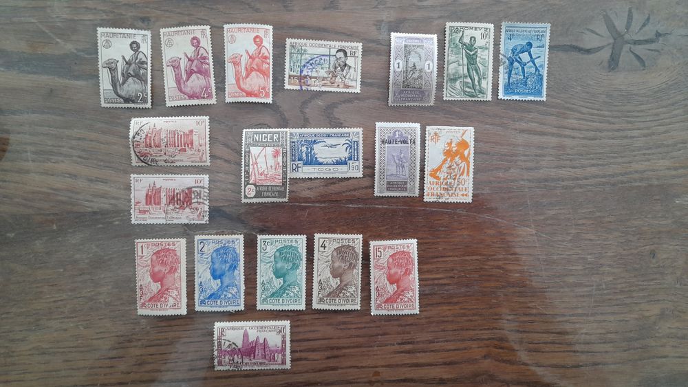 TIMBRES d'AFRIQUE (39 PAYS) 