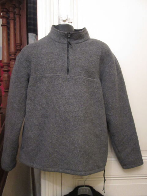 Sweat gris demi-zipp J. Crew 47 Herblay (95)