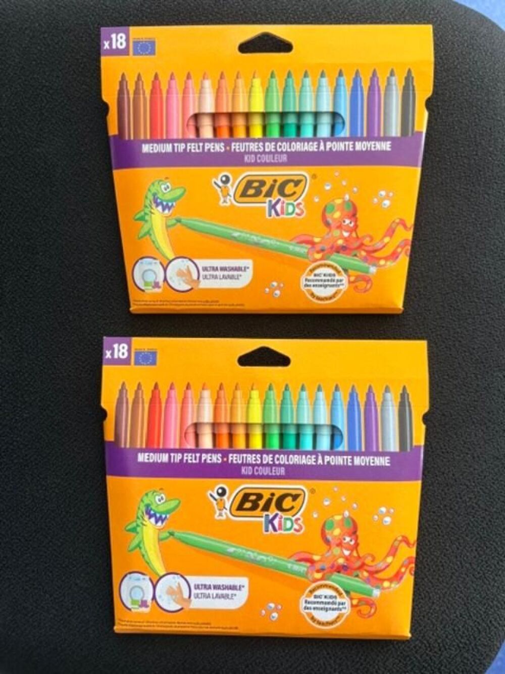 4 lots de 12 feutres de coloriage neufs bic Décoration
