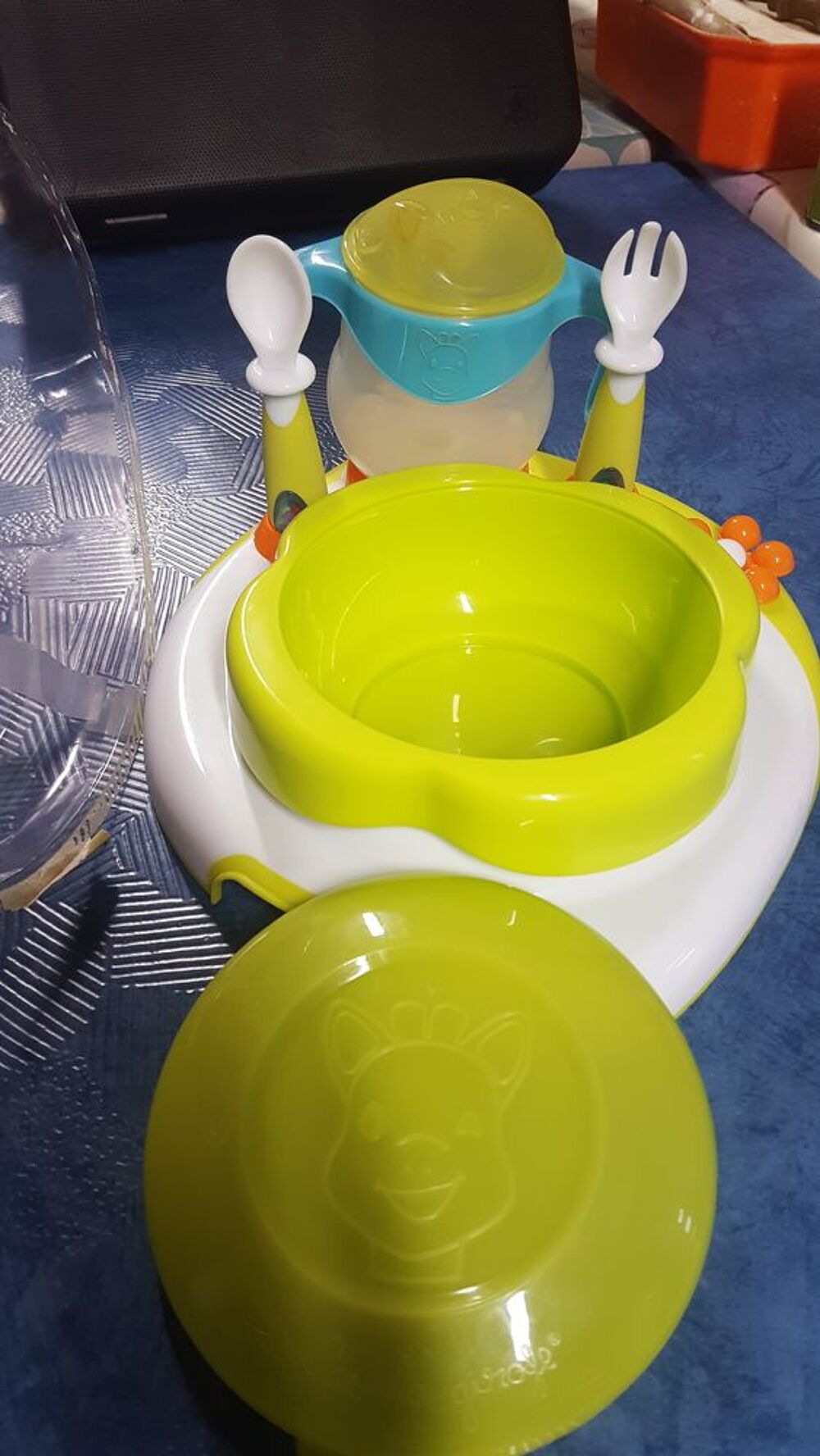 Set pour repas de B&eacute;b&eacute; de marque la giraffe Puériculture