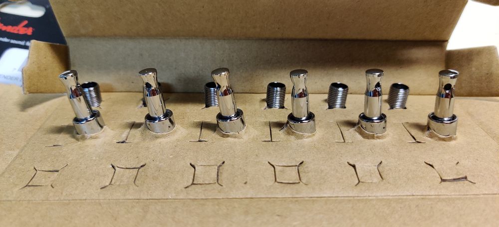 M&eacute;caniques Fender
Set de m&eacute;caniques pour guitare &eacute;lectrique Instruments de musique