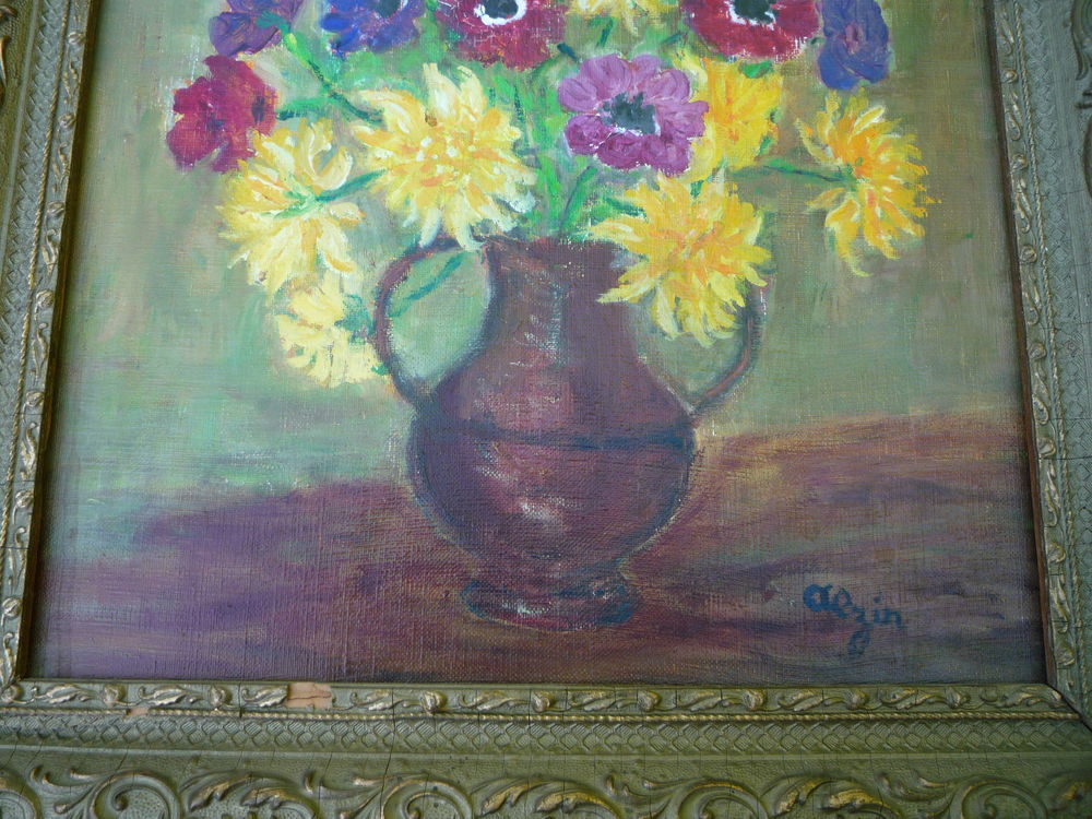 Tableau/bouquet de fleur/peinture/toile
Décoration