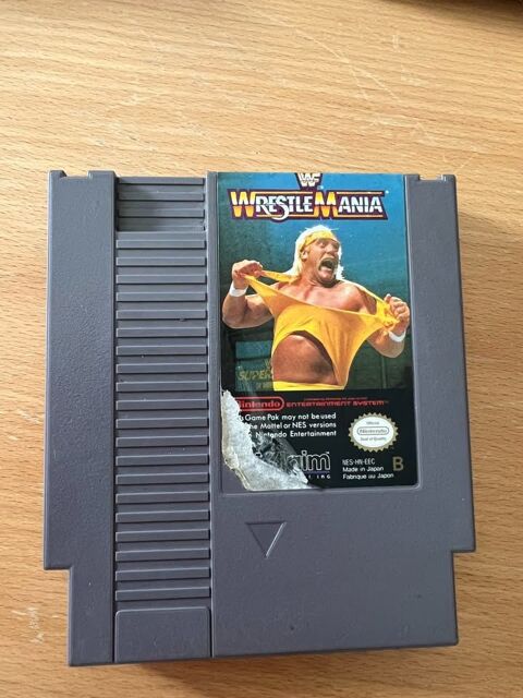 Jeu vido NES wwf WrestleMania (Nintendo 1985). 15 Savigny-le-Temple (77)
