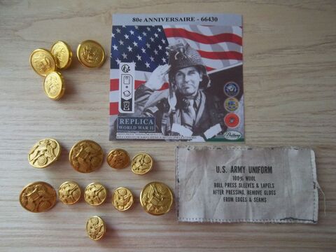 lot boutons U.S �quipement militaire 9 Valognes (50)