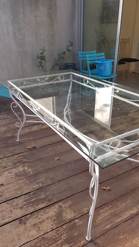 Table en verre bisoté 90 Istres (13)