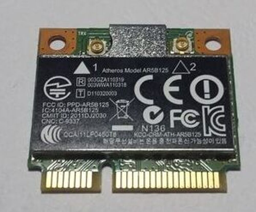 Carte WIFI Pci Express Atheros AR5B125 Matériel informatique
