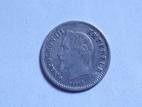 Pièce 20 centimes Napoléon  III 1867BB 18 Bordeaux (33)