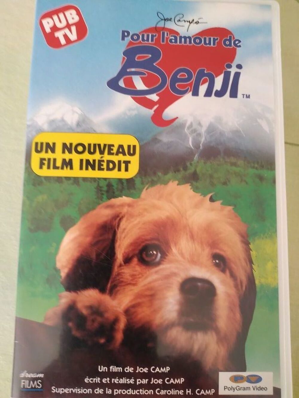 Cassette vhs BENJI DVD et blu-ray