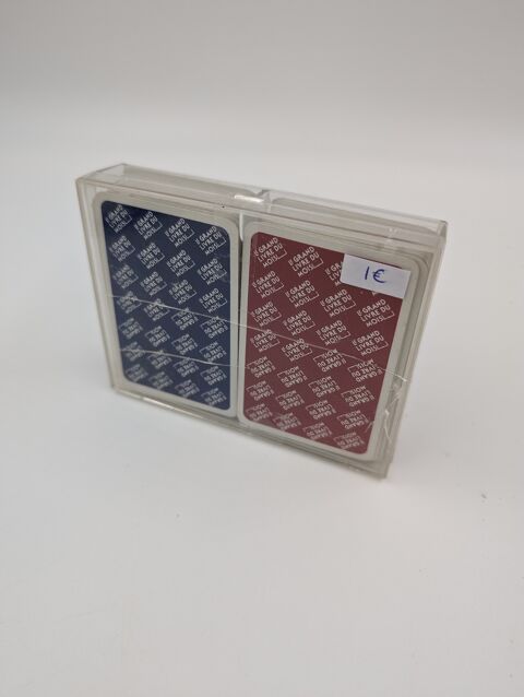 Lot de deux Paquet de carte � jouer 1 Vulbens (74)