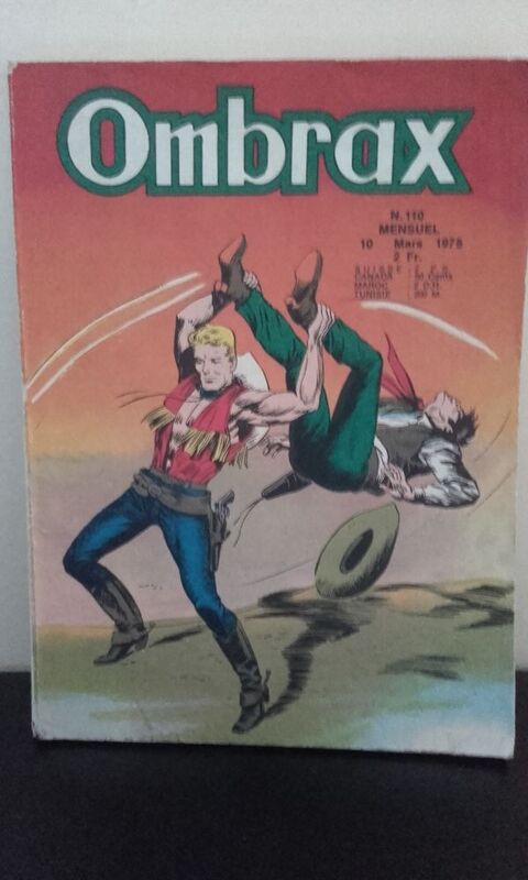 BD - Ombrax N�110 Mars 1975 8 Angers (49)
