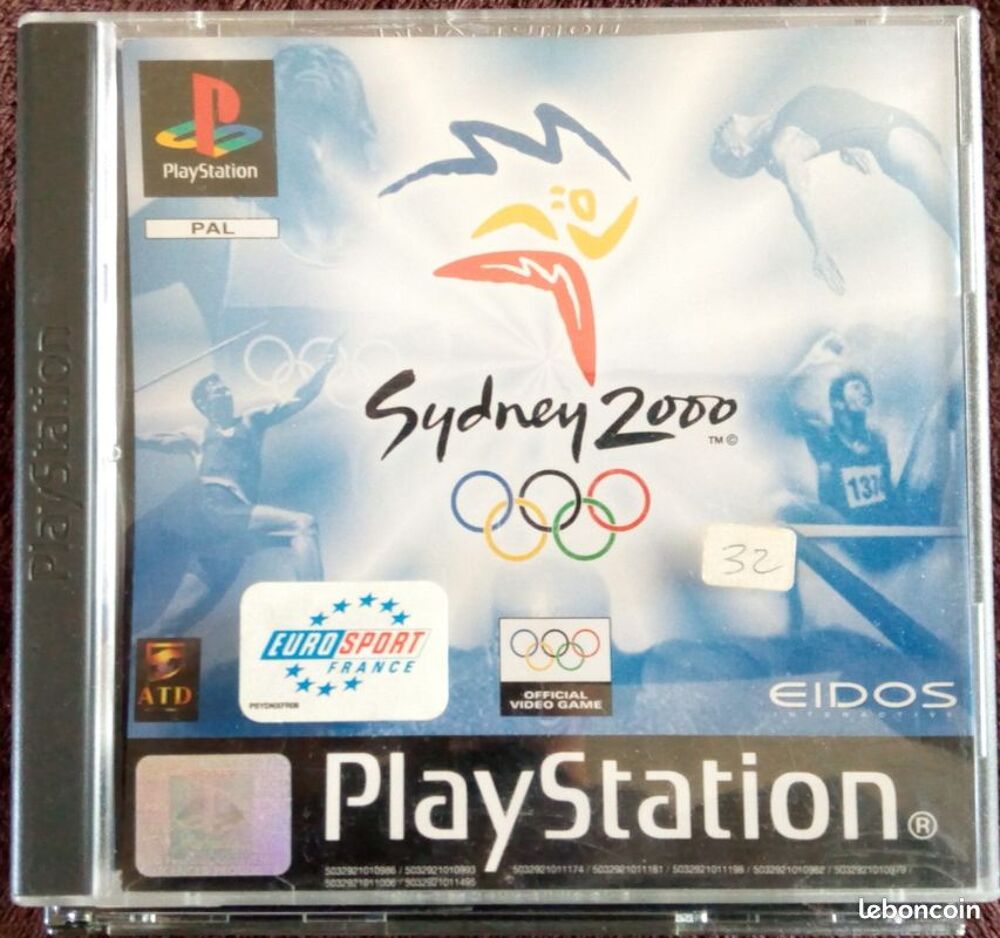 Jeu PS1 Sydney 2000 complet Consoles et jeux vidéos