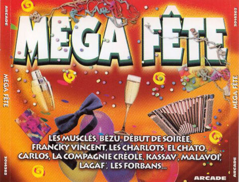 coffret 4 cd Mega Fte (etat neuf) 15 Martigues (13)