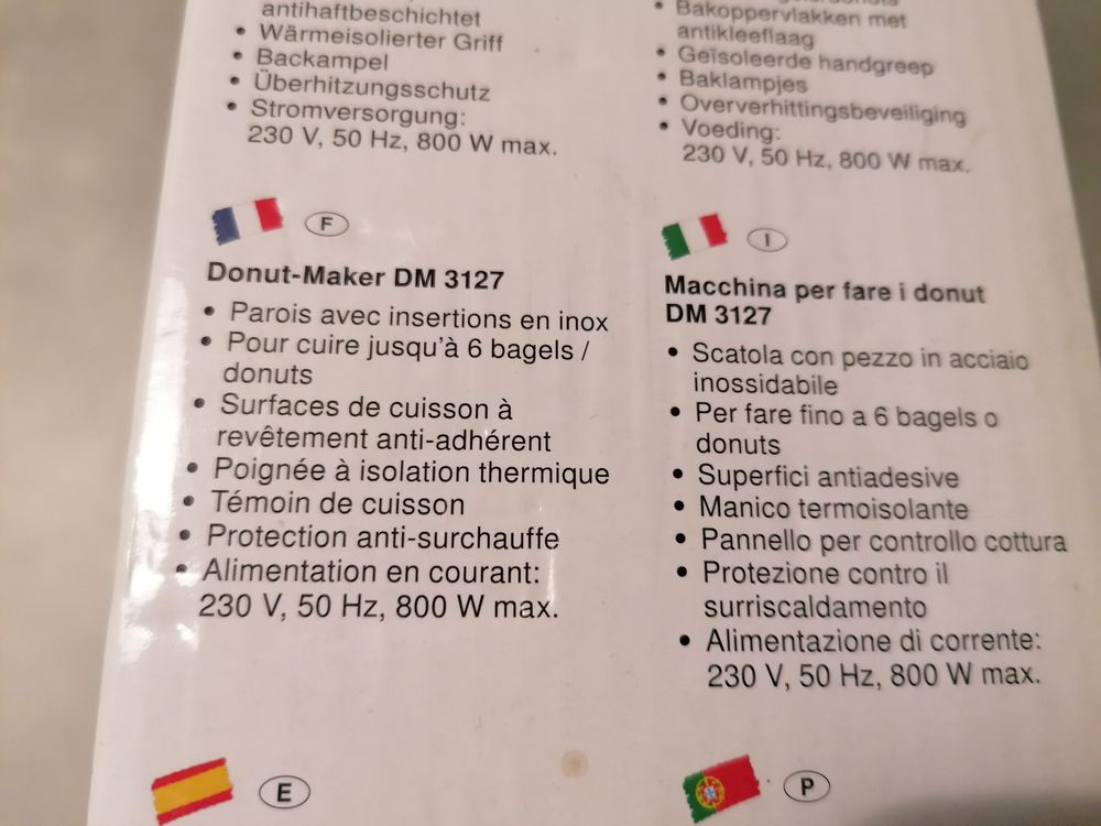 Machine &agrave; bagels/donuts Electroménager