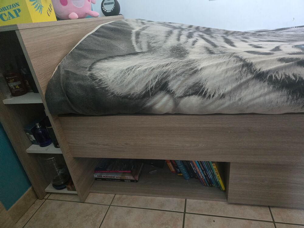 Lit tiroirs+ matelas 1 personne (90x200) Mobilier enfants