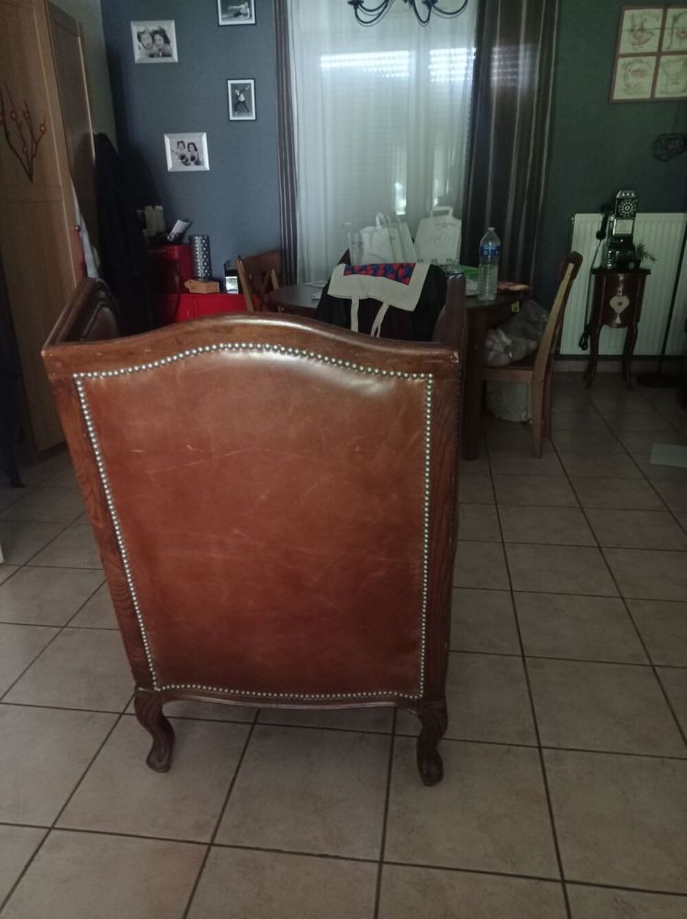 Fauteuil Chesterfield cuir maison du monde Meubles