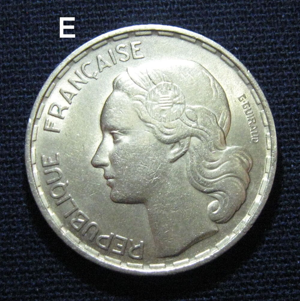 5 pieces de monnaie FRANCE. 