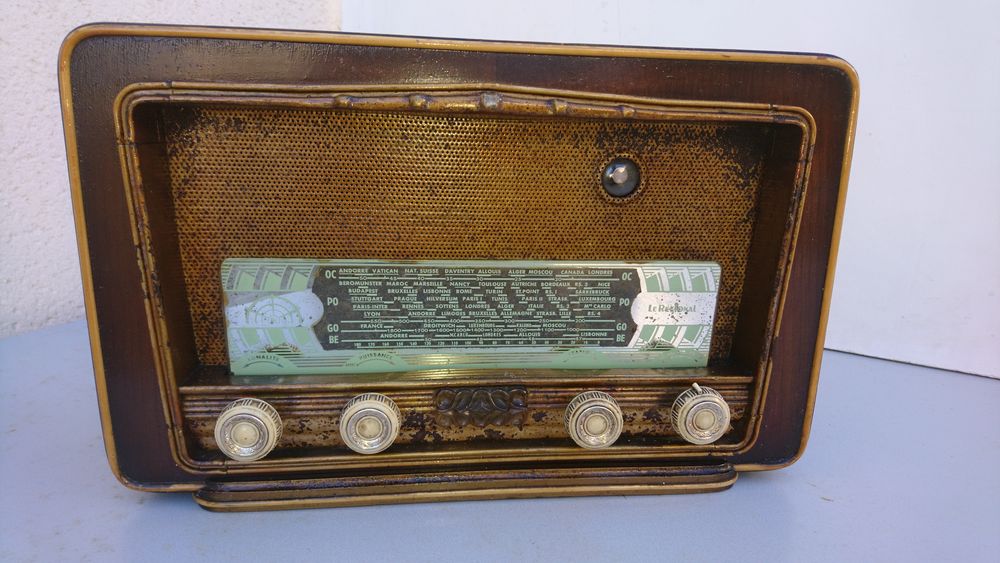 Poste de radio &agrave; lampes - Vintage Audio et hifi
