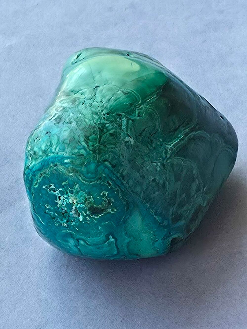 Chrysocolle du Katanga RDC-Pierre Polie 58g 