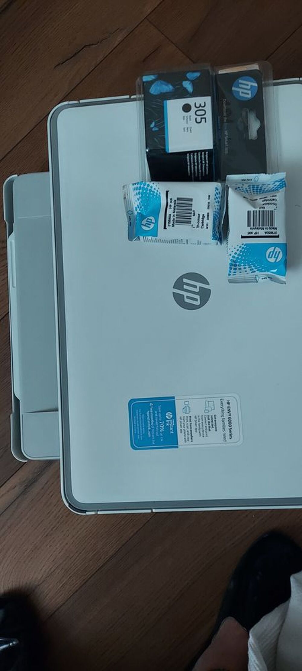 Imprimante HP Envy 6000 + 2 recharges noir Matériel informatique