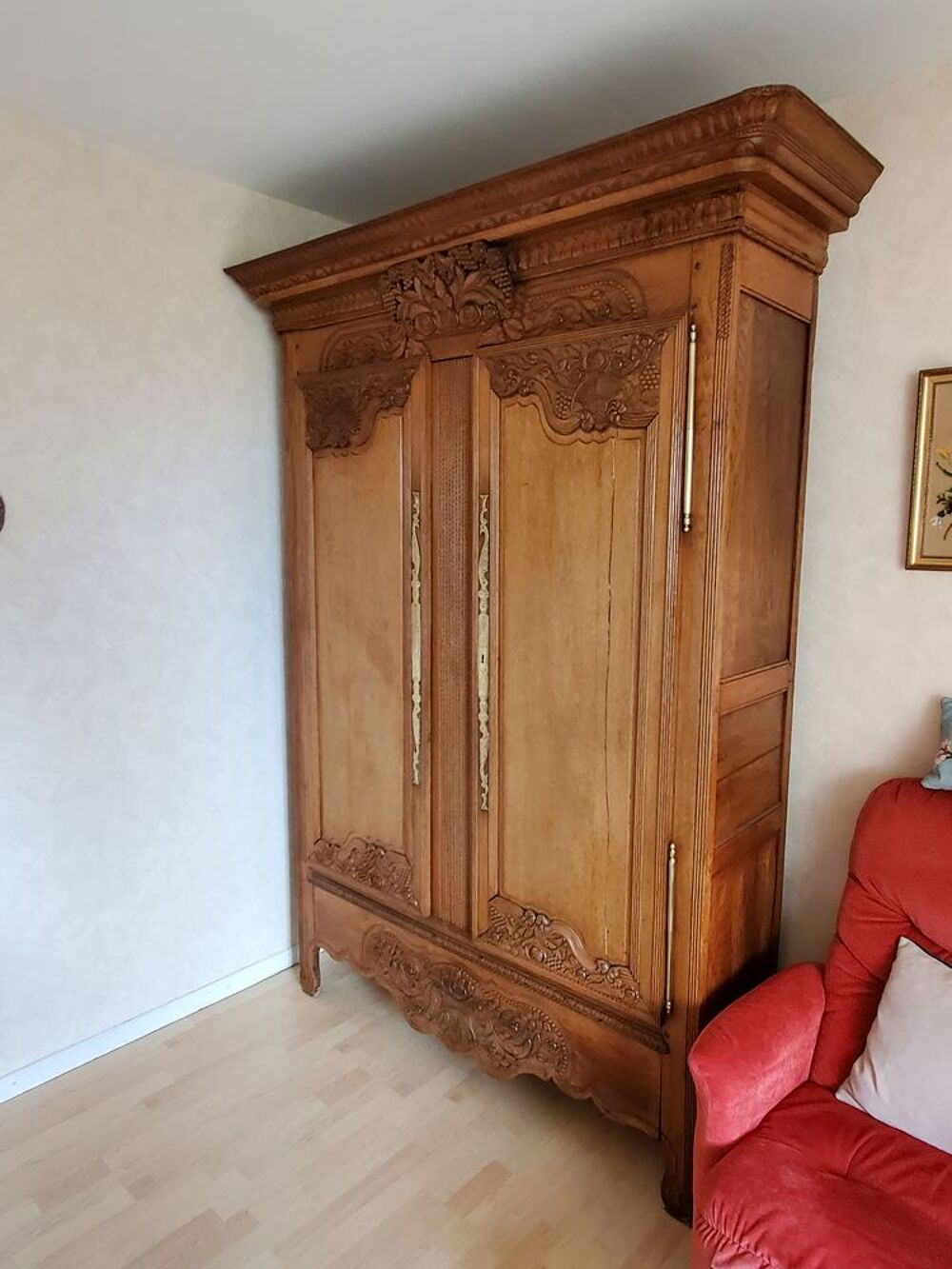 Armoire normande mariage d&eacute;but 18&egrave;me Meubles