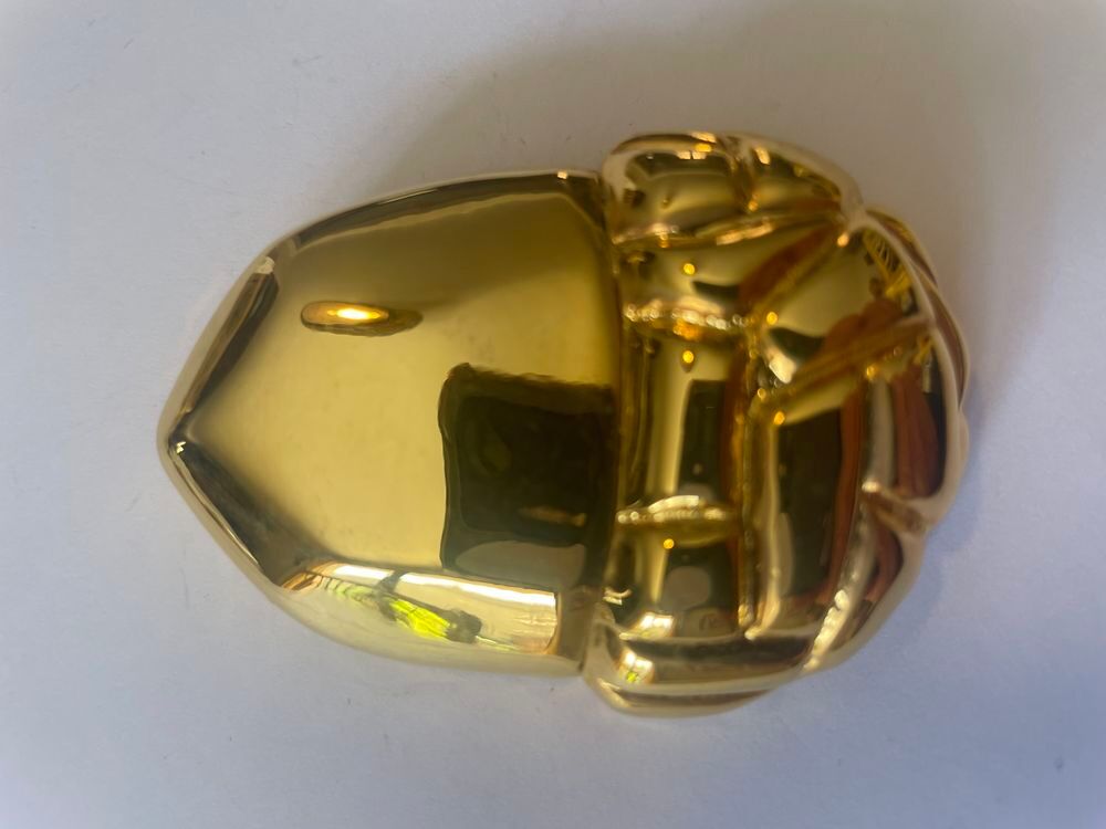Superbe Broche gland GM dor&eacute;e Ines de La Fressange Bijoux et montres