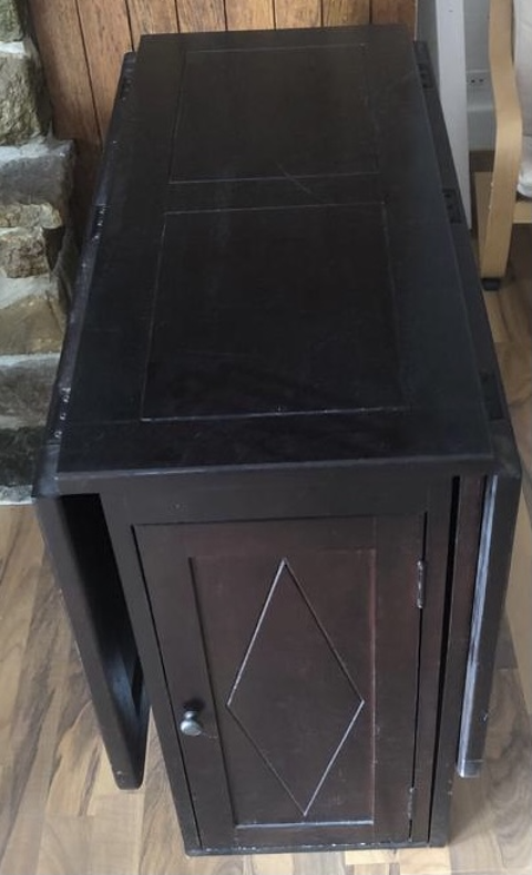 TABLE BOIS NOIR PLIANTE ET 4 CHAISES 250 Le Touquet-Paris-Plage (62)