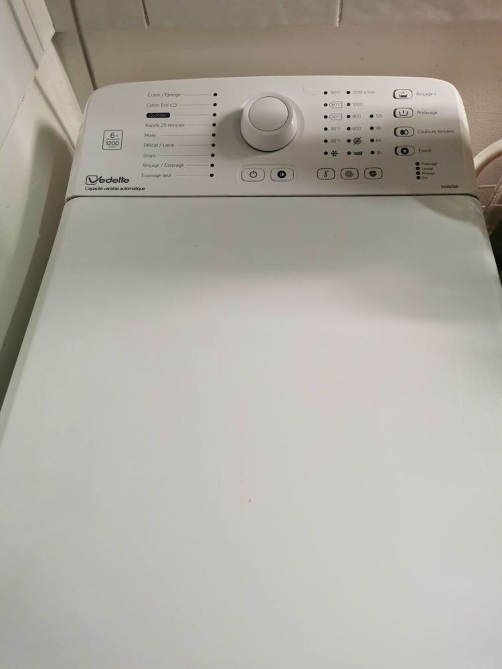 Lave-linge Vedette Electroménager