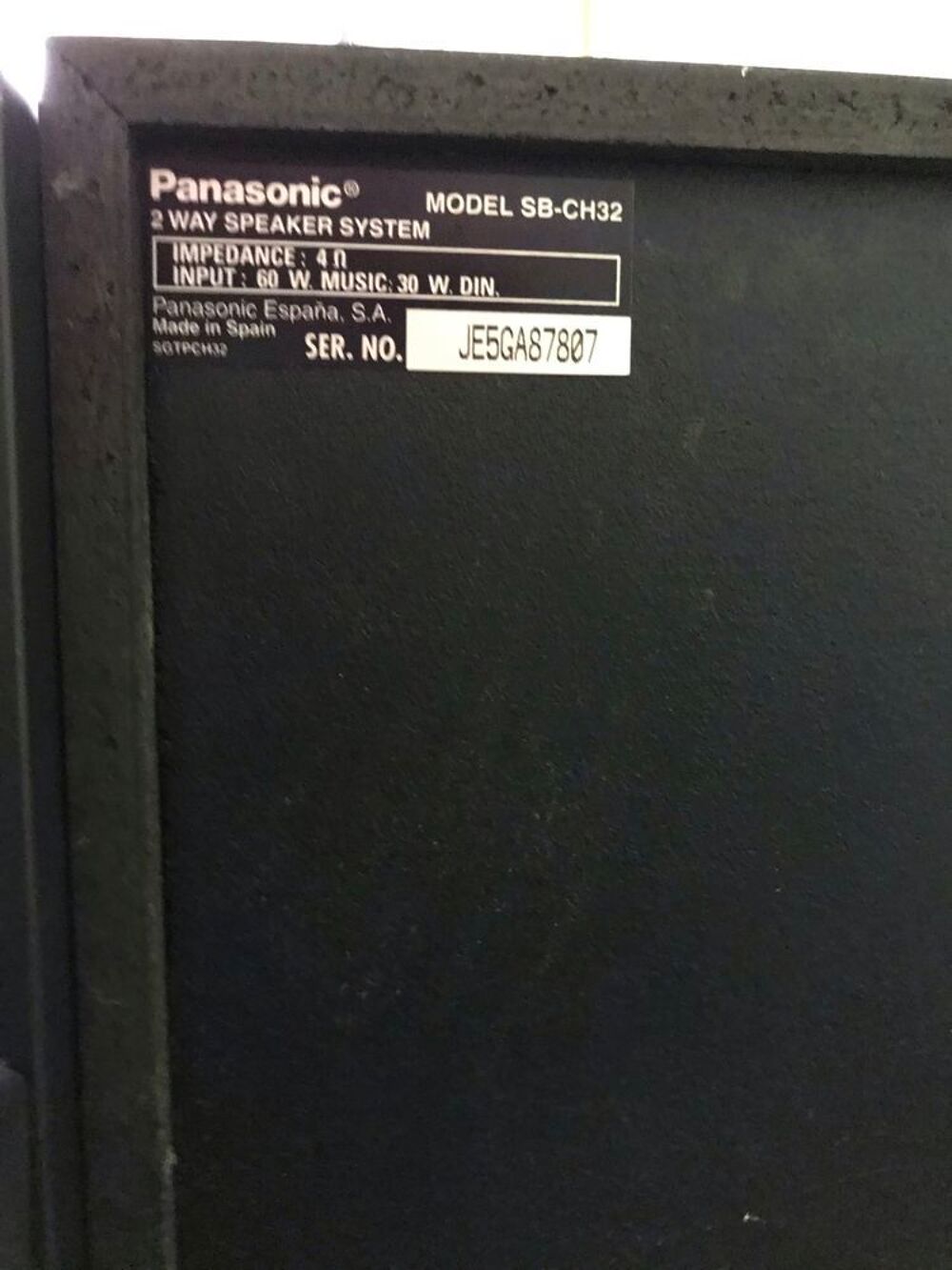 Mini cha&icirc;ne Panasonic Audio et hifi