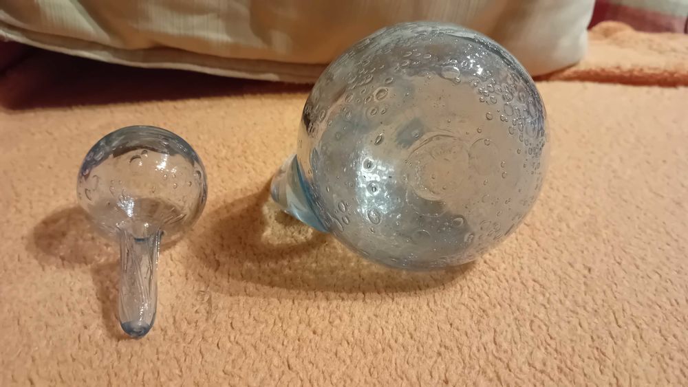 PICHET FLACON VERRE DE BIOT AVEC BOUCHON Décoration